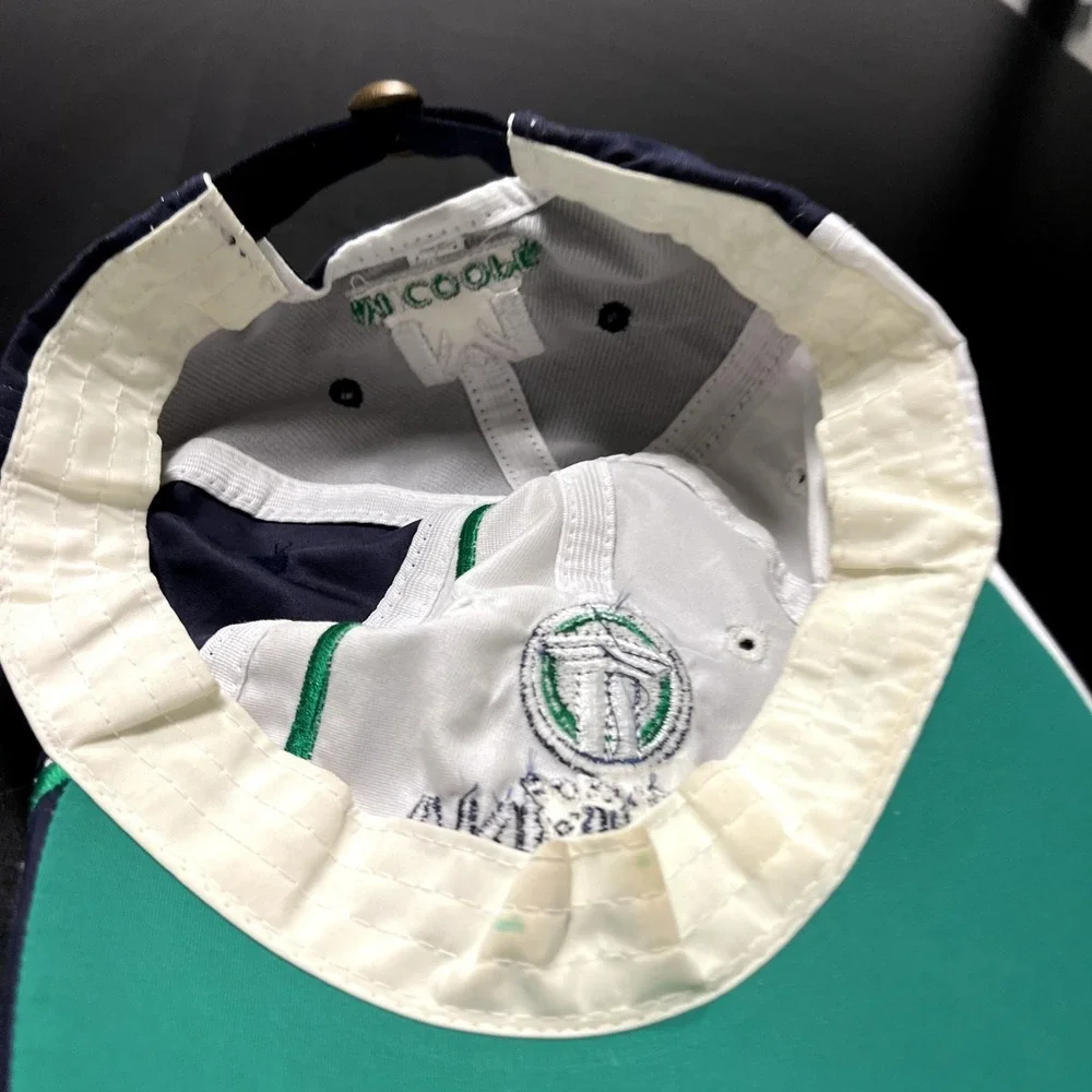 Columbia Hat Cap Strap Back‎ Baseball Ball Cap Blue White Green Light Adjustable